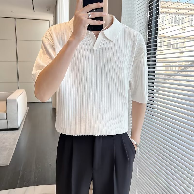 Premium Ribbed Polo