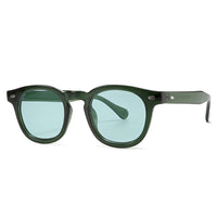 Transparent Green Frame Blue